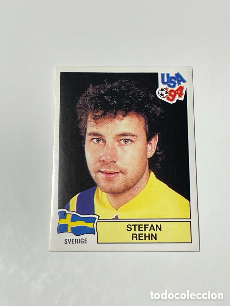 Cromos de f&uacute;tbol: Stefan Rehn Suecia Panini Mundial USA 94 #163
