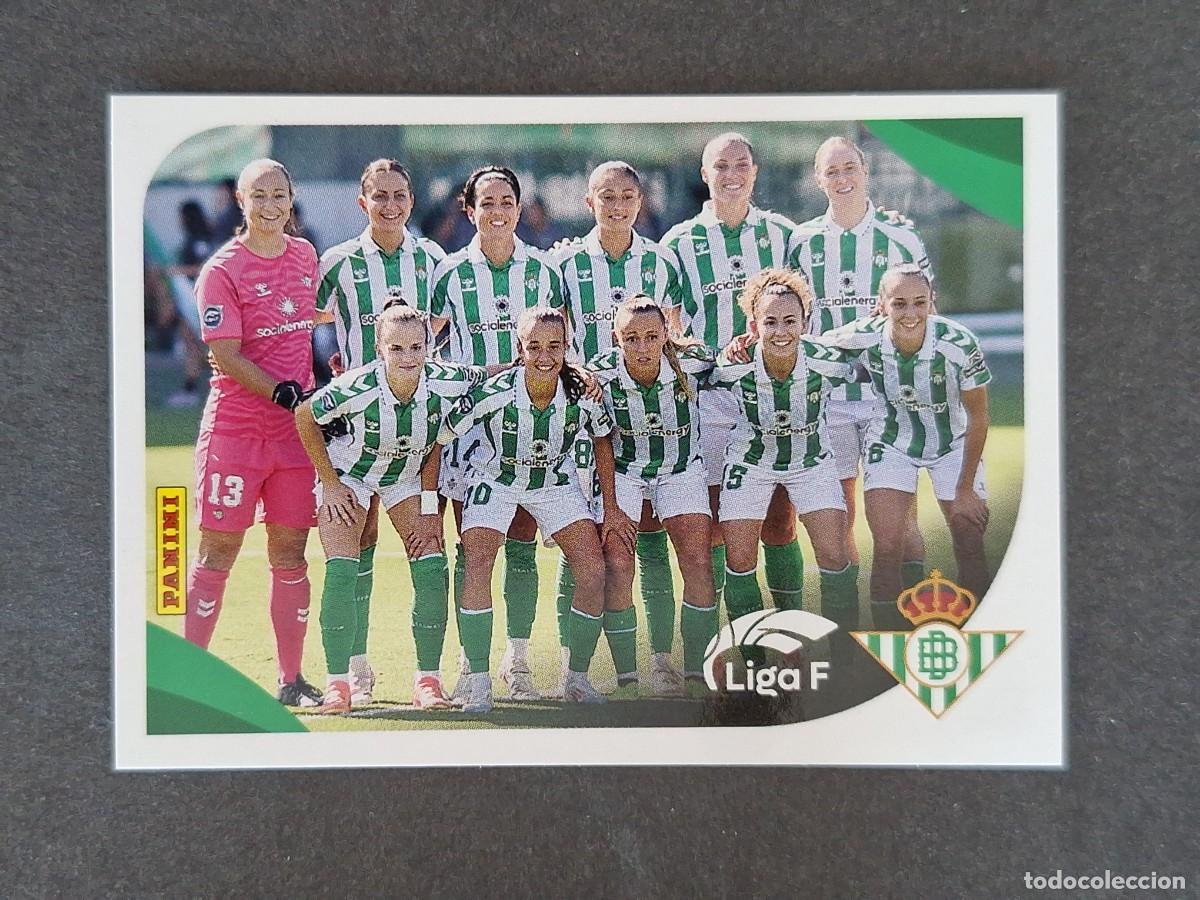 Cromos de f&uacute;tbol: L1 EQUIPO REAL BETIS FEMINAS 63 PANINI LIGA F 2024 2025 24 25 SIN PEGAR NUNCA PEGADO