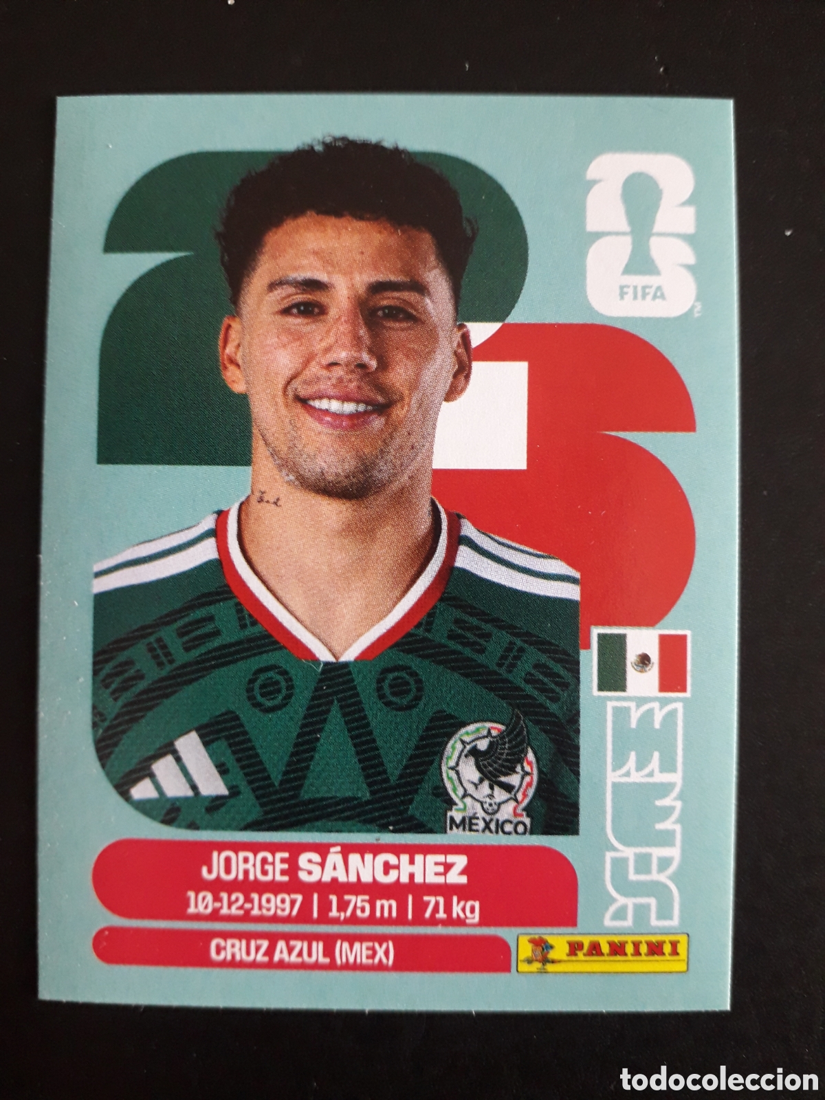 Cromos de f&uacute;tbol: S&Aacute;NCHEZ M&Eacute;XICO MEX 4 MUNDIAL F&Uacute;TBOL 2026 FIFA WORLD CUP PANINI SIN PEGAR PEDIDO M&Iacute;NIMO 3&euro;