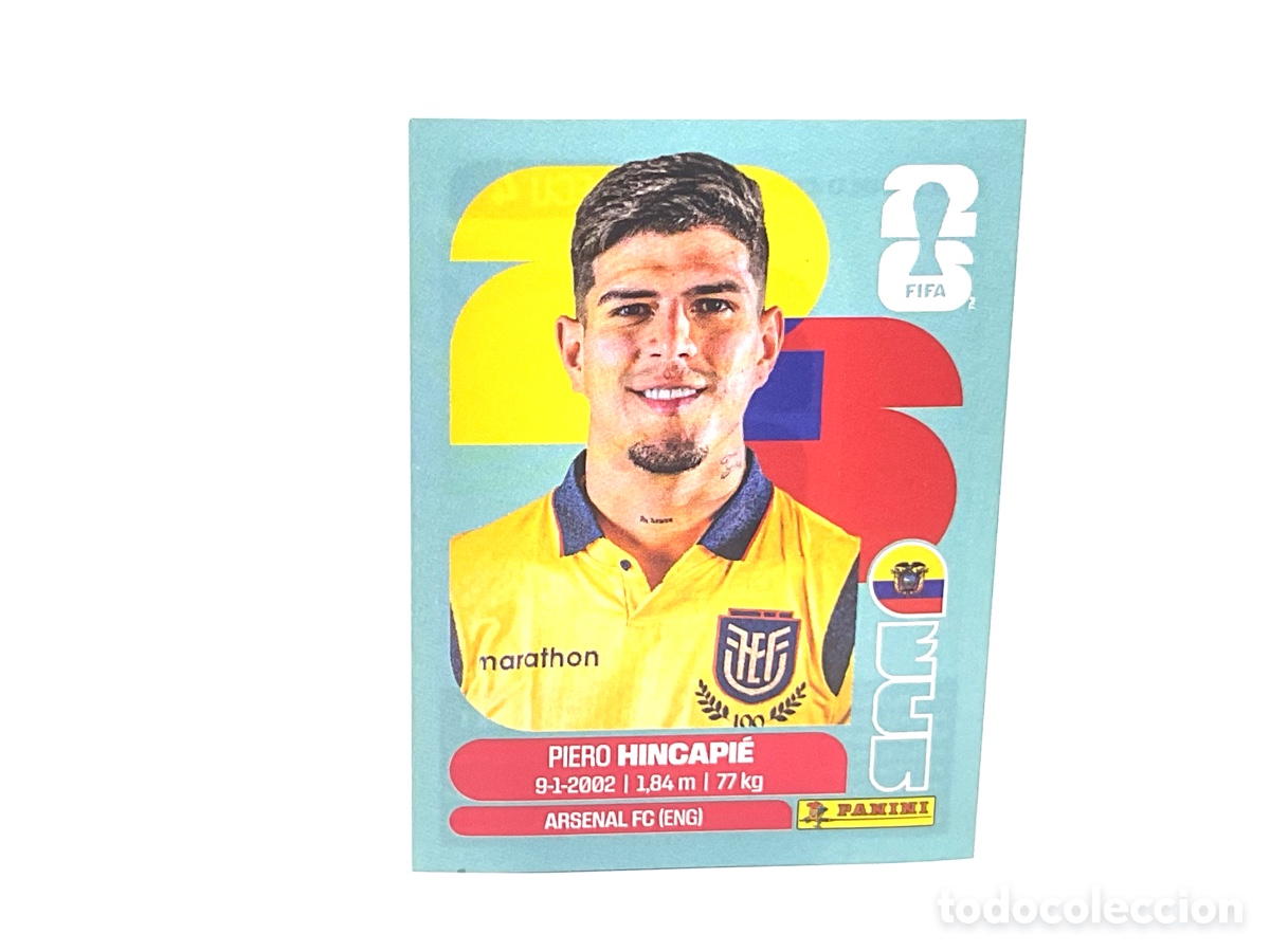 Cromos de f&uacute;tbol: ECUADOR / ECU. N&ordm; 4. PIERO HINCAPIE . FIFA WORLD CUP 2026.PANINI