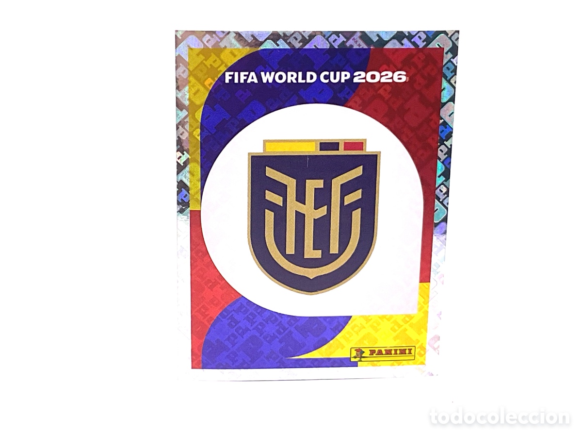 Cromos de f&uacute;tbol: ECUADOR / ECU. N&ordm; 1. ESCUDO . FIFA WORLD CUP 2026.PANINI