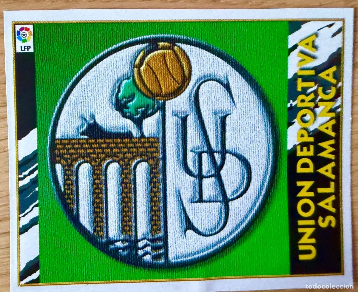 Cromos de f&uacute;tbol: ESCUDO UNION DEPORTIVA SALAMANCA 97 98 1997 1998 LIGA EDICIONES ESTE RECORTADO STICKER