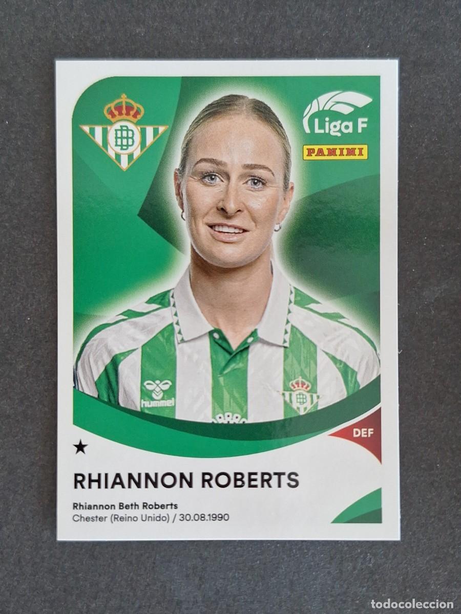 Cartes &agrave; collectionner de Football: L1 RHIANNON ROBERTS REAL BETIS FEMINAS 69 PANINI LIGA F 2024 2025 24 25 SIN PEGAR NUNCA PEGADO