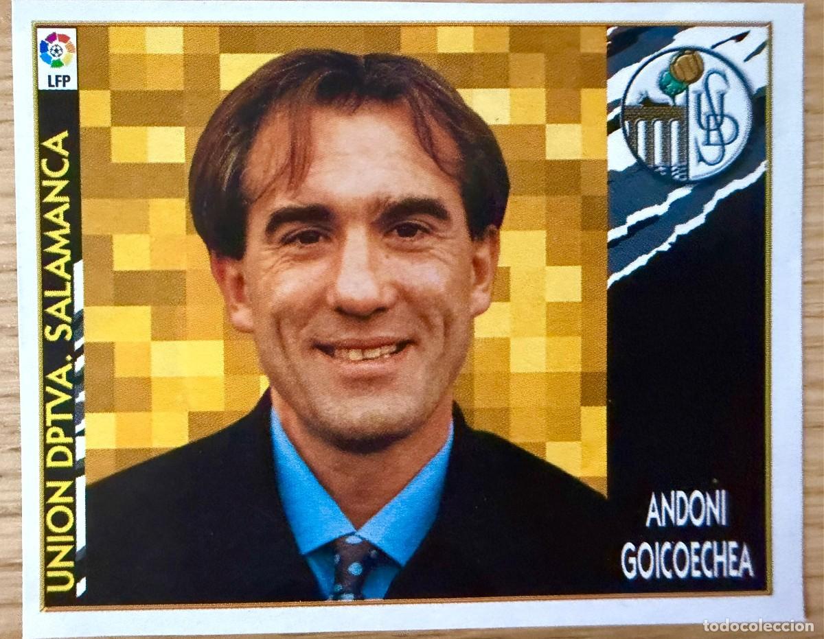Football Stickers: ENTRENADOR GOICOECHEA UNION DEPORTIVA SALAMANCA 97 98 1997 1998 LIGA EDICIONES ESTE RECORTADO STICKE