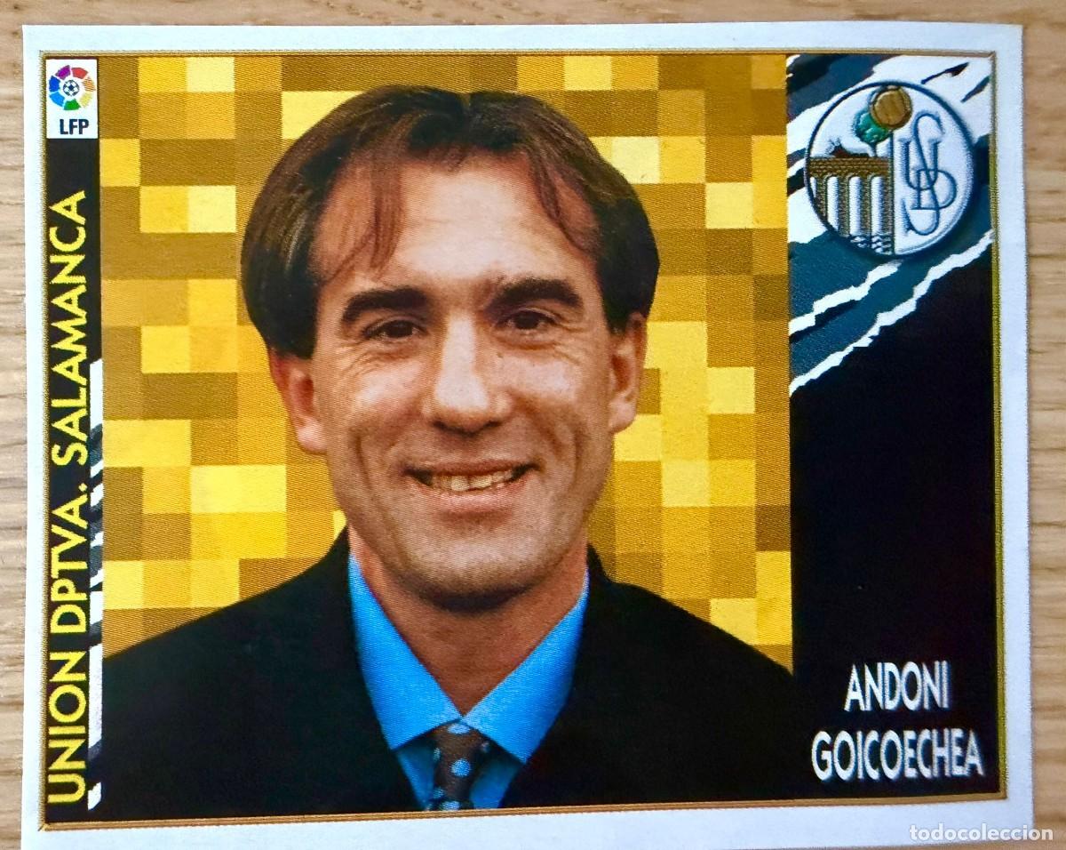 Cromos de f&uacute;tbol: ENTRENADOR GOICOECHEA UNION DEPORTIVA SALAMANCA 97 98 1997 1998 LIGA EDICIONES ESTE RECORTADO STICKE