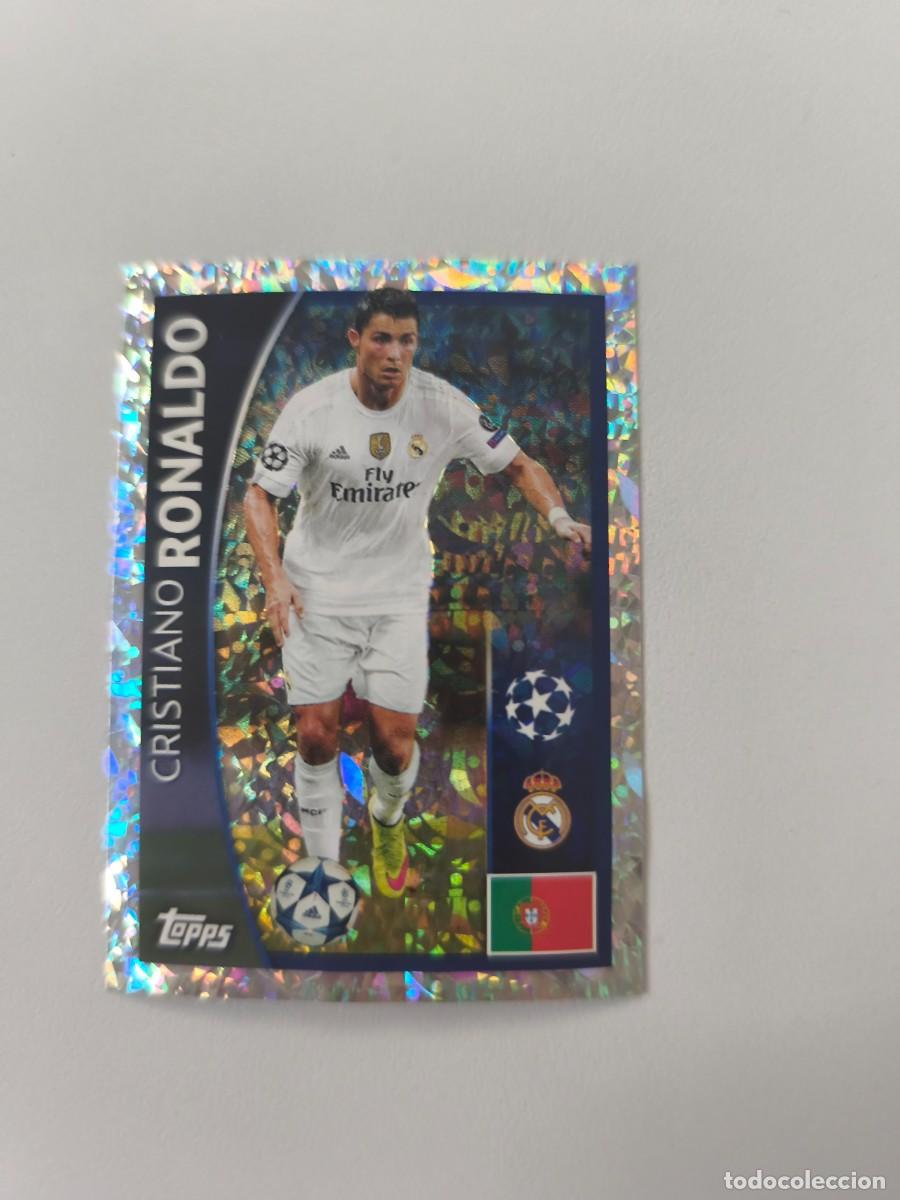 Cromos de f&uacute;tbol: STICKERS CHAMPIONS LEAGUE 16 17 2016 2017 TOPPS CRISTANO RONALDO 10 REAL MADRID CJU