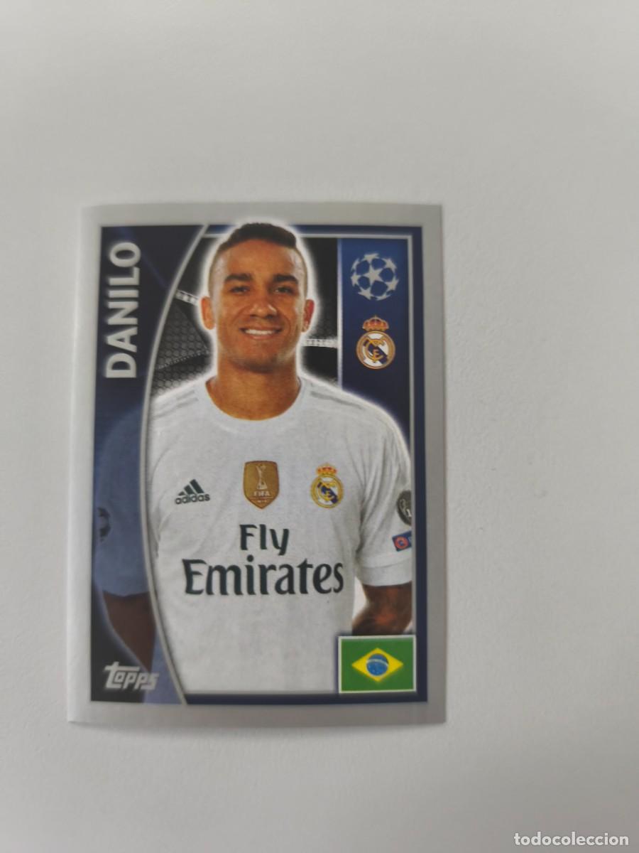 Cromos de f&uacute;tbol: STICKERS CHAMPIONS LEAGUE 16 17 2016 2017 TOPPS DANILO 37 REAL MADRID CJU