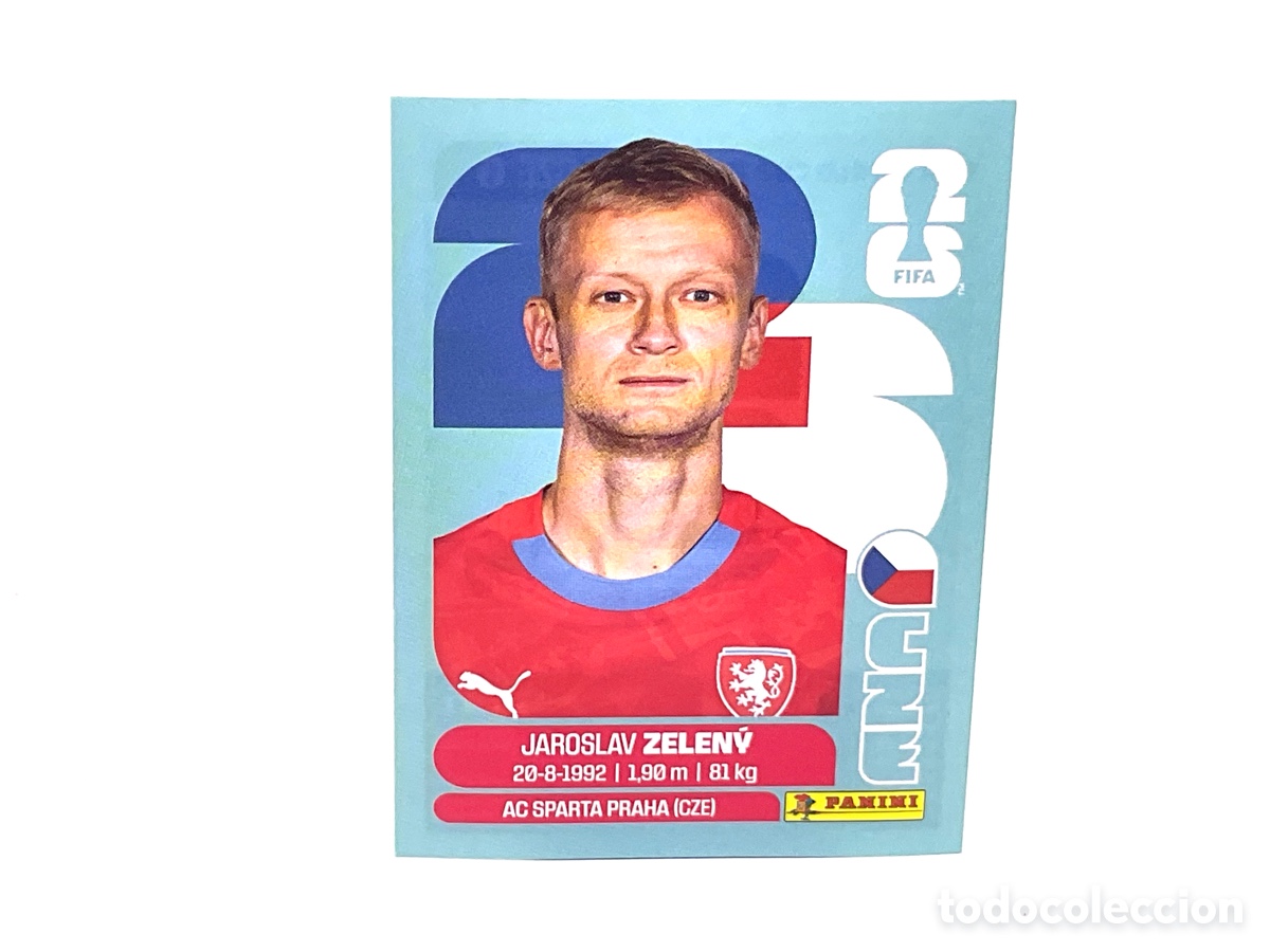 Football Stickers: REPUBLICA CHECA / CZE. N&ordm; 6. JAROSLAV ZELENY . FIFA WORLD CUP 2026.PANINI