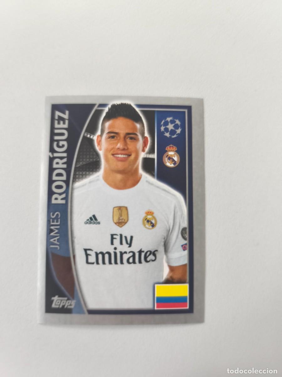 Football Stickers: STICKERS CHAMPIONS LEAGUE 16 17 2016 2017 TOPPS JAMES RODRIGUEZ 41 REAL MADRID CJU