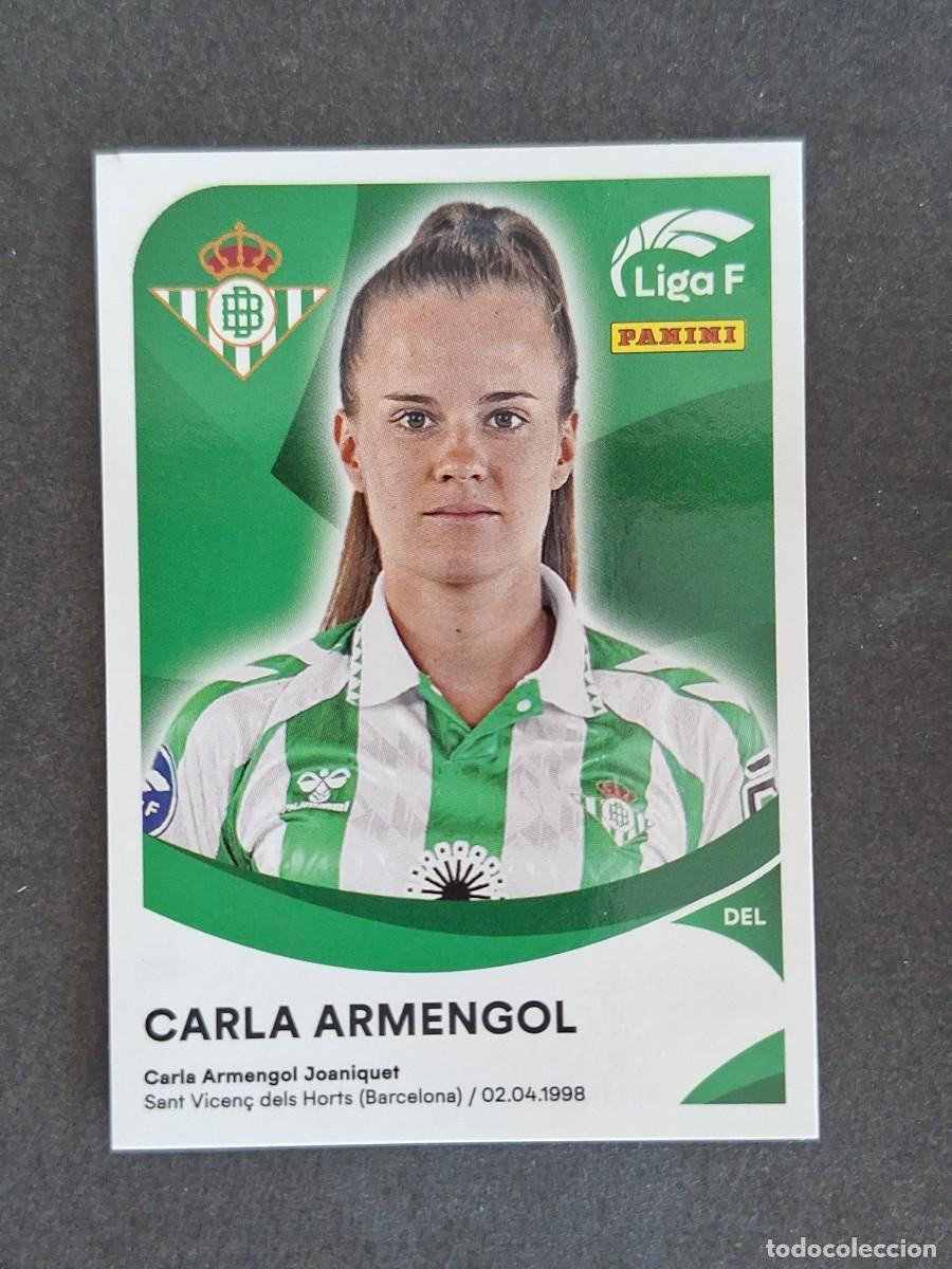 Football Stickers: L1 CARLA ARMENGOL REAL BETIS FEMINAS 78 PANINI LIGA F 2024 2025 24 25 SIN PEGAR NUNCA PEGADO