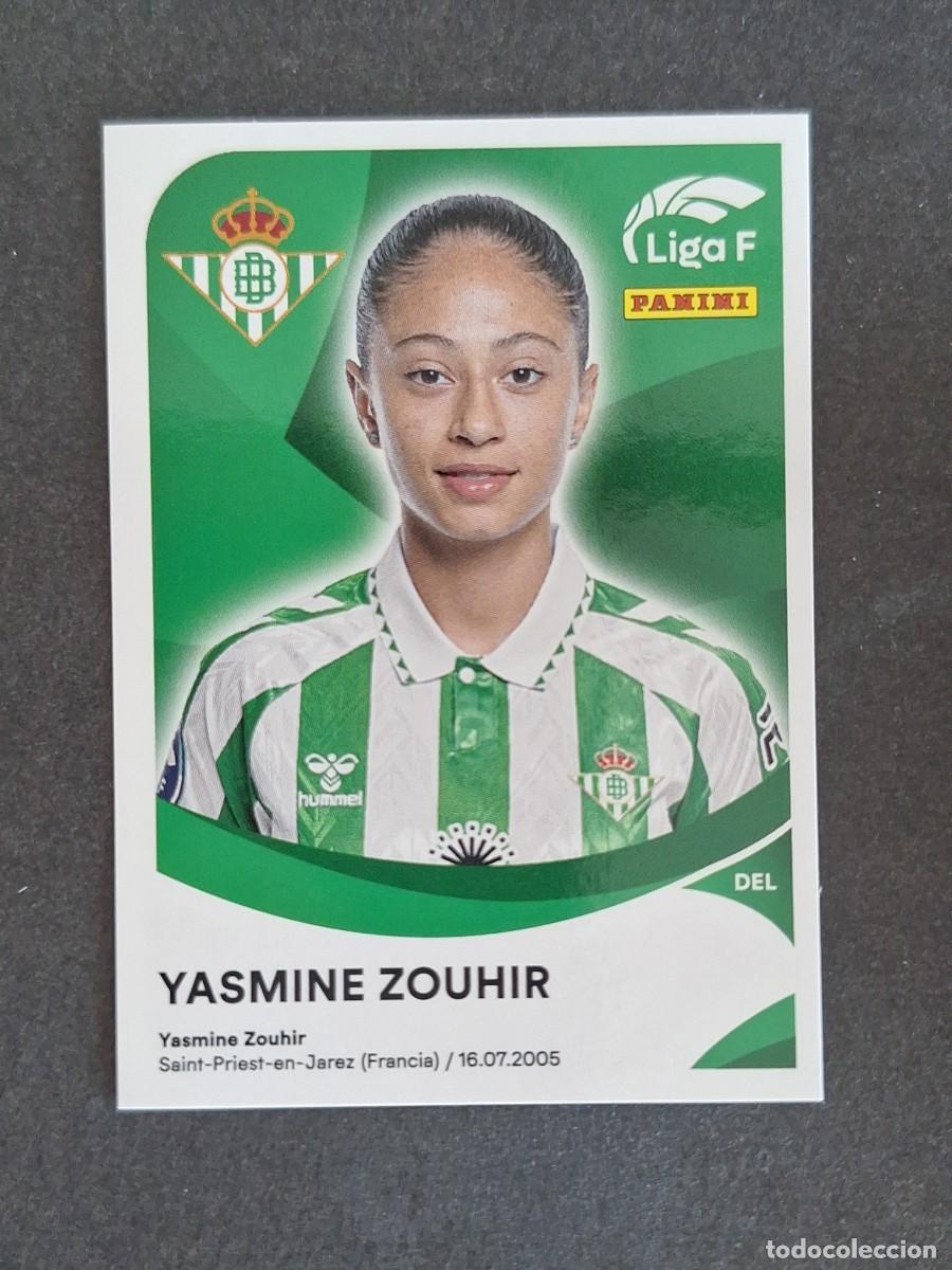 Cartes &agrave; collectionner de Football: L1 YASMINE ZOUHIR REAL BETIS FEMINAS 79A PANINI LIGA F 2024 2025 24 25 SIN PEGAR NUNCA PEGADO