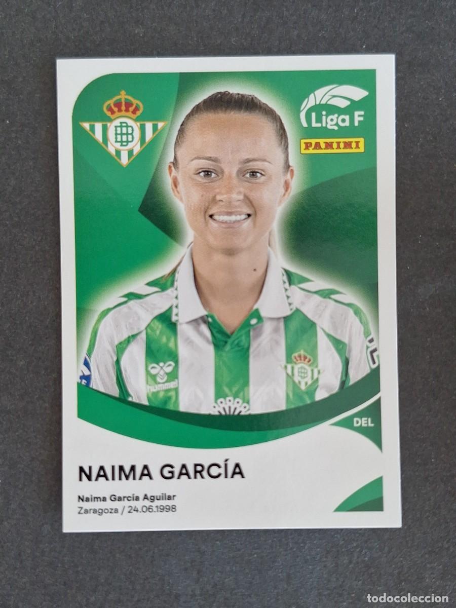 Cartes &agrave; collectionner de Football: L1 NAIMA GARCIA REAL BETIS FEMINAS 80 PANINI LIGA F 2024 2025 24 25 SIN PEGAR NUNCA PEGADO