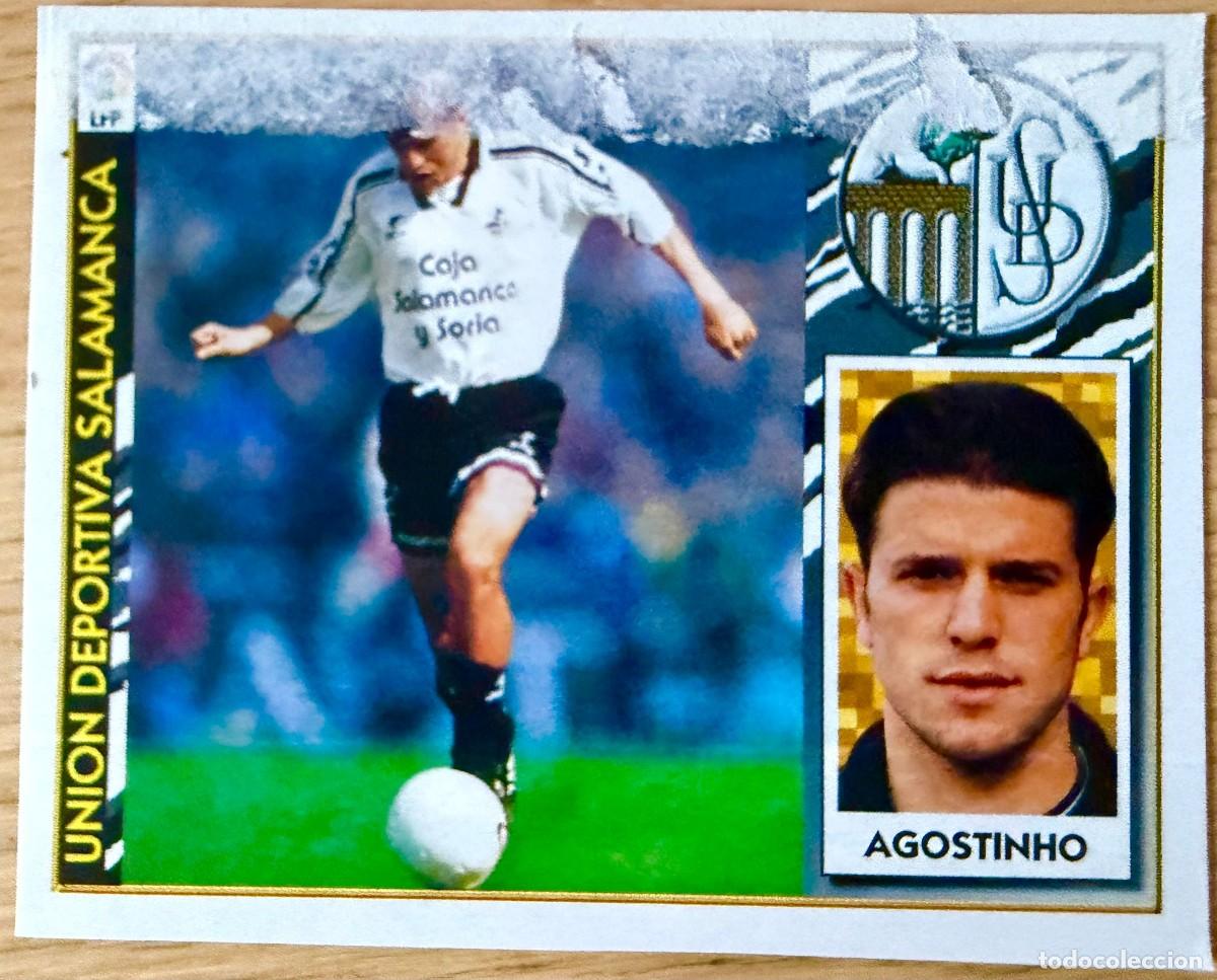 Cartes &agrave; collectionner de Football: AGOSTINHO BAJA UNION DEPORTIVA SALAMANCA 97 98 1997 1998 LIGA EDICIONES ESTE RECORTADO STICKER