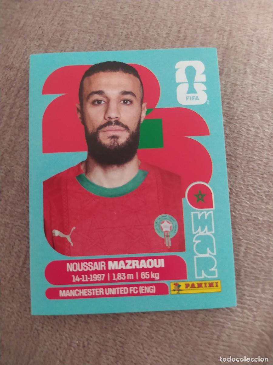 Cartes &agrave; collectionner de Football: MAR 05 Noussair MAZRAOUI 5 Marruecos Mundial 2026 Panini