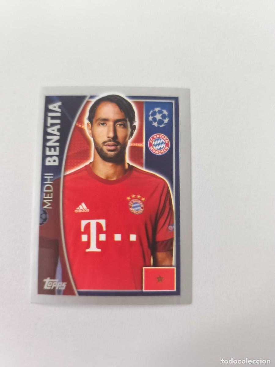 Cromos de f&uacute;tbol: STICKERS CHAMPIONS LEAGUE 16 17 2016 2017 TOPPS MEDHI BENATIA FC BAYERN MUNICH 379 CJU