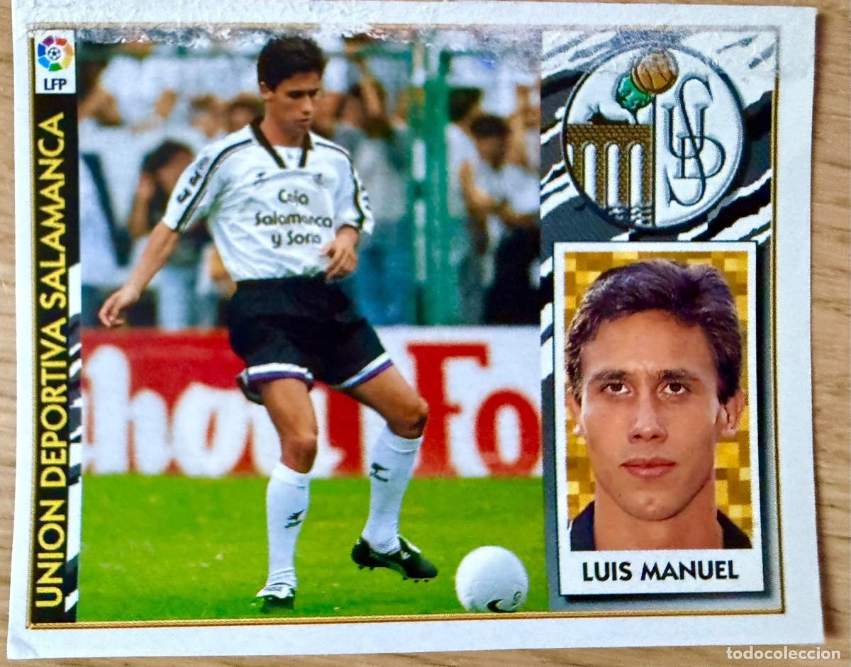 Cromos de f&uacute;tbol: LUIS MANUEL UNION DEPORTIVA SALAMANCA 97 98 1997 1998 LIGA EDICIONES ESTE RECORTADO STICKER