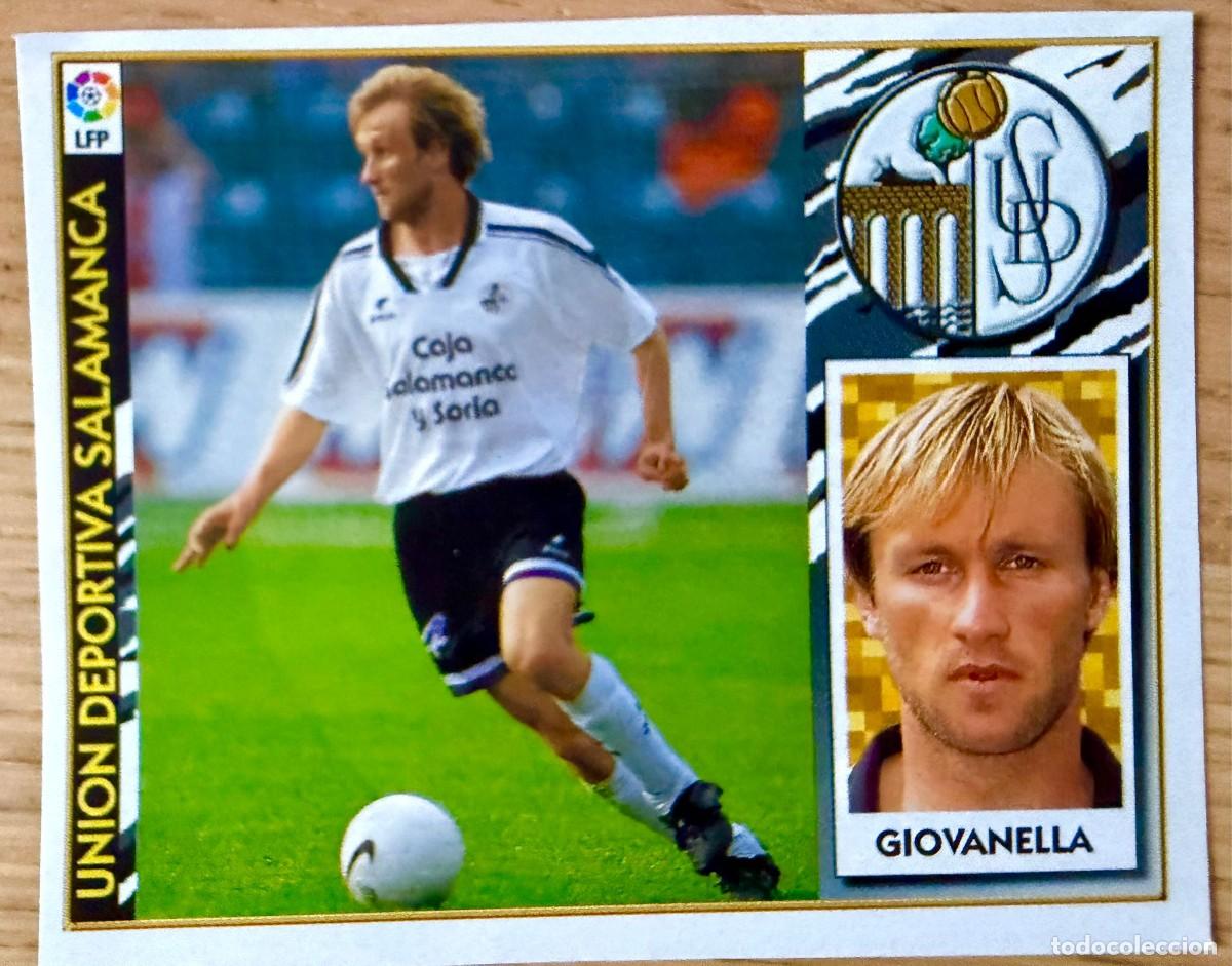 Cromos de f&uacute;tbol: GIOVANELLA UNION DEPORTIVA SALAMANCA 97 98 1997 1998 LIGA EDICIONES ESTE RECORTADO STICKER