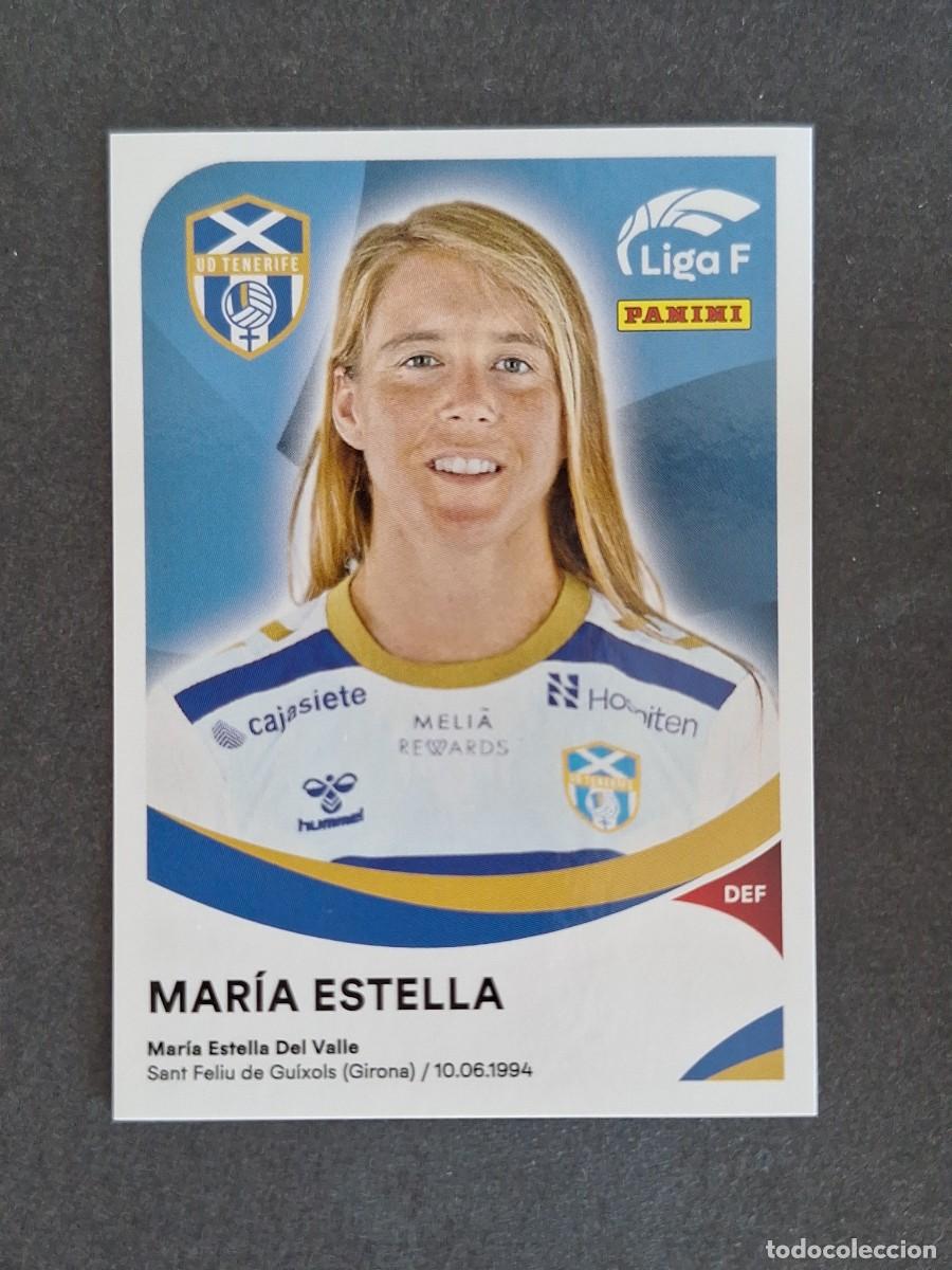 Cromos de f&uacute;tbol: L1 MARIA ESTELLA COSTA ADEJE TENERIFE 86B PANINI LIGA F 2024 2025 24 25 SIN PEGAR NUNCA PEGADO