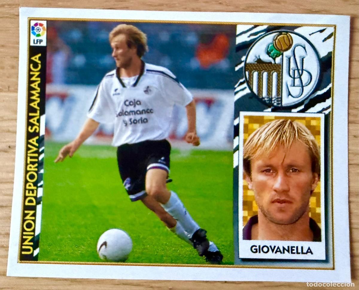 Cromos de f&uacute;tbol: GIOVANELLA UNION DEPORTIVA SALAMANCA 97 98 1997 1998 LIGA EDICIONES ESTE RECORTADO STICKER