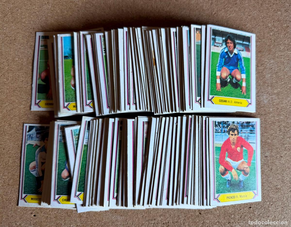 Cromos de f&uacute;tbol: LOTE 150 CROMOS DIFERENTES LIGA ESTE 80 81 DESPEGADOS