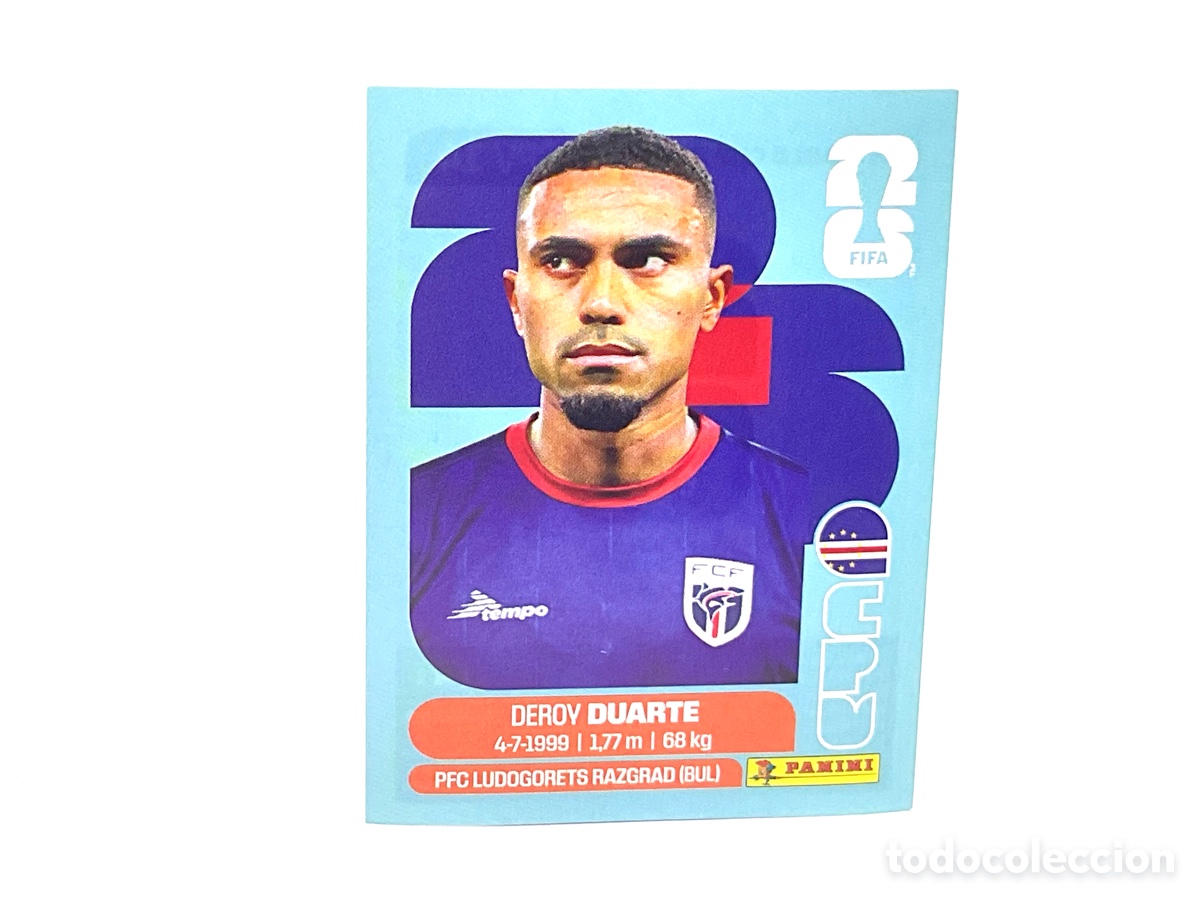 Cromos de f&uacute;tbol: CABO VERDE / CPV . N&ordm; 14. DEROY DUARTE . FIFA WORLD CUP 2026.PANINI