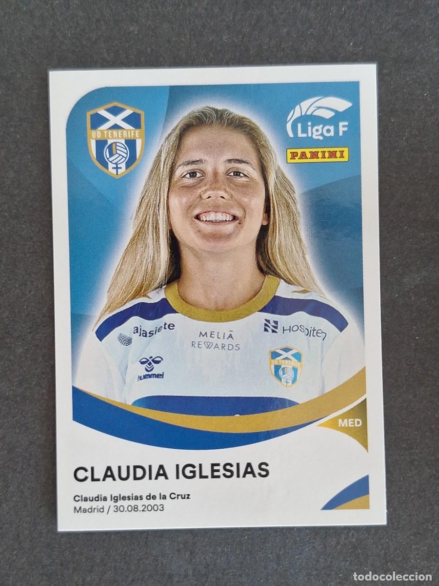Cromos de f&uacute;tbol: L1 CLAUDIA IGLESIAS COSTA ADEJE TENERIFE 95 PANINI LIGA F 2024 2025 24 25 SIN PEGAR NUNCA PEGADO