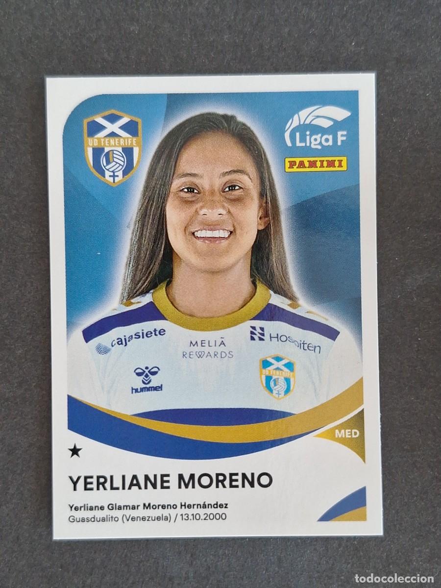 Cromos de f&uacute;tbol: L1 YERLIANE MORENO COSTA ADEJE TENERIFE 96 PANINI LIGA F 2024 2025 24 25 SIN PEGAR NUNCA PEGADO