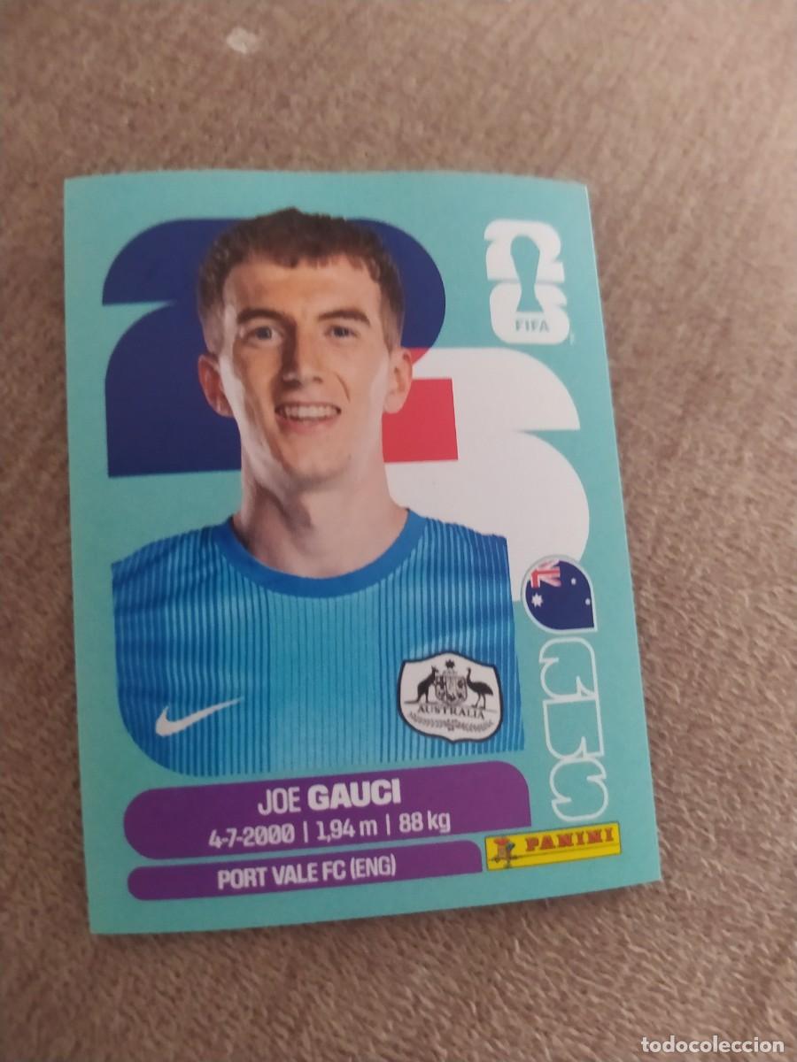 Cromos de f&uacute;tbol: AUS 03 Joe GAUCI 3 Australia Mundial 2026 Panini