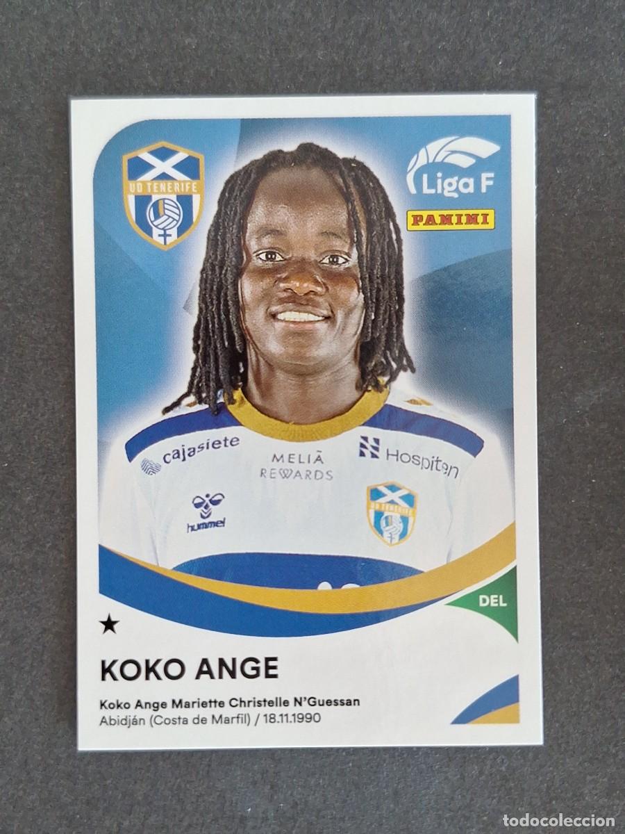 Cromos de f&uacute;tbol: L1 KOKO ANGE COSTA ADEJE TENERIFE 98 PANINI LIGA F 2024 2025 24 25 SIN PEGAR NUNCA PEGADO