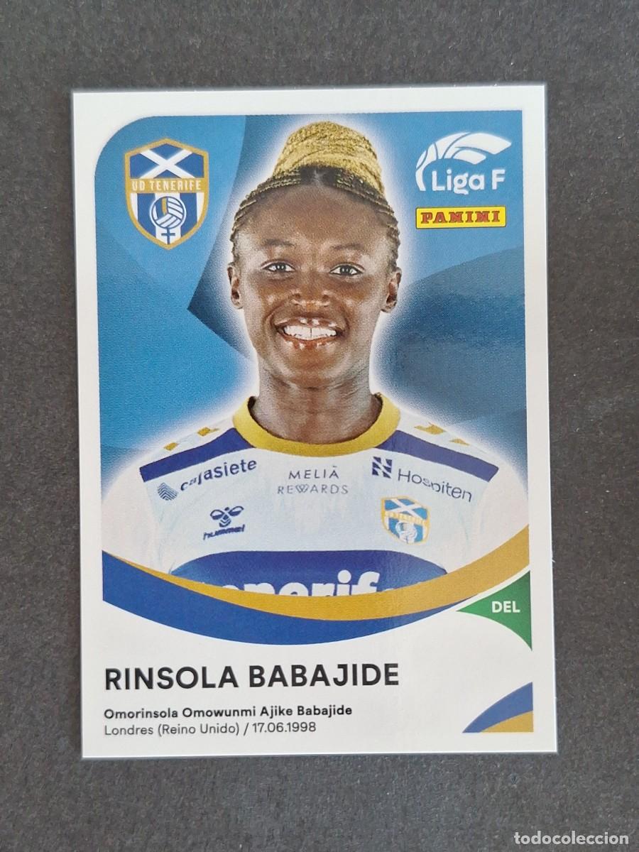 Cartes &agrave; collectionner de Football: L1 RINSOLA BABAJIDE COSTA ADEJE TENERIFE 100 PANINI LIGA F 2024 2025 24 25 SIN PEGAR NUNCA PEGADO