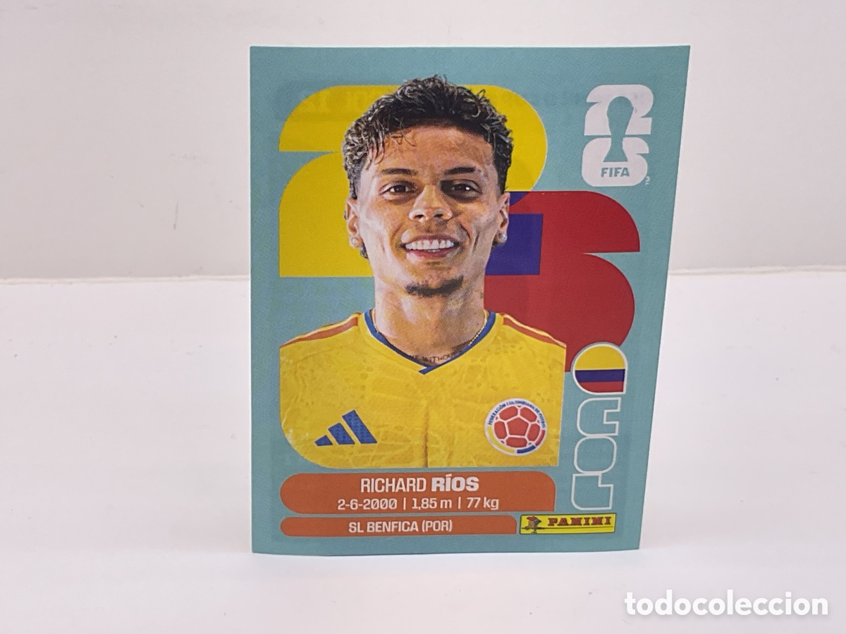 Cartes &agrave; collectionner de Football: COLOMBIA / COL . N&ordm; 12. RICHARD RIOS . FIFA WORLD CUP 2026.PANINI