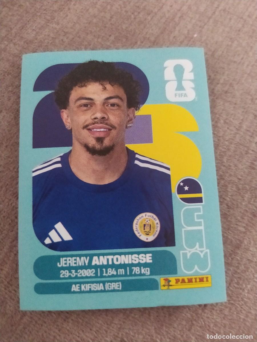 Cartes &agrave; collectionner de Football: CUW 18 Jeremy ANTONISSE Cura&ccedil;ao Curasao Mundial 2026 Panini