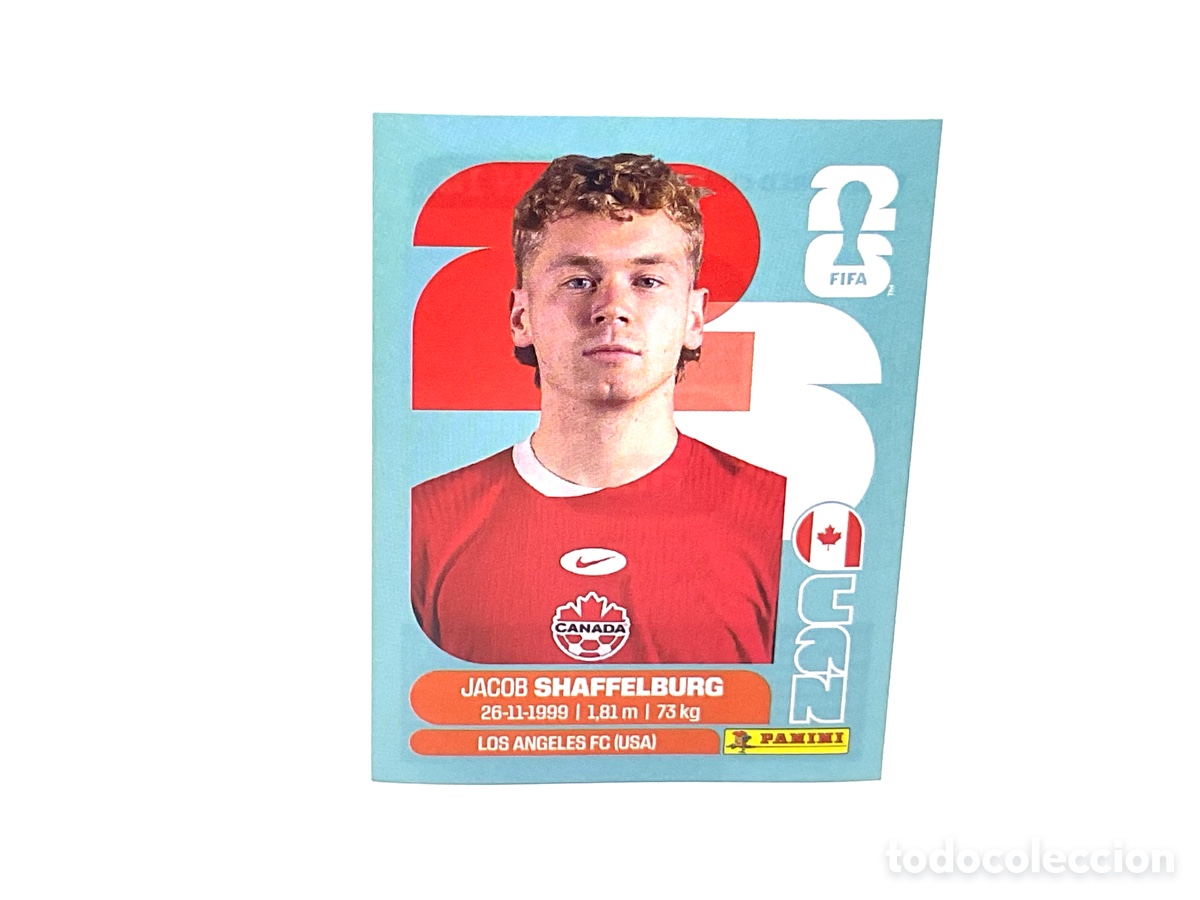 Fu&szlig;ball-Sticker: CANADA / CAN . N&ordm; 14 . JACOB SHAFFELBURG . FIFA WORLD CUP 2026.PANINI