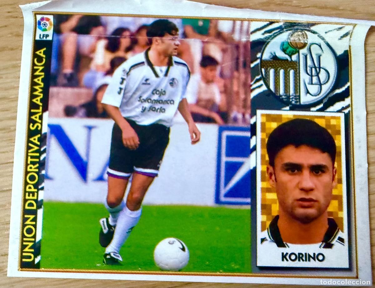 Fu&szlig;ball-Sticker: KORINO COLOCA UNION DEPORTIVA SALAMANCA 97 98 1997 1998 LIGA EDICIONES ESTE VENTANILLA STICKER