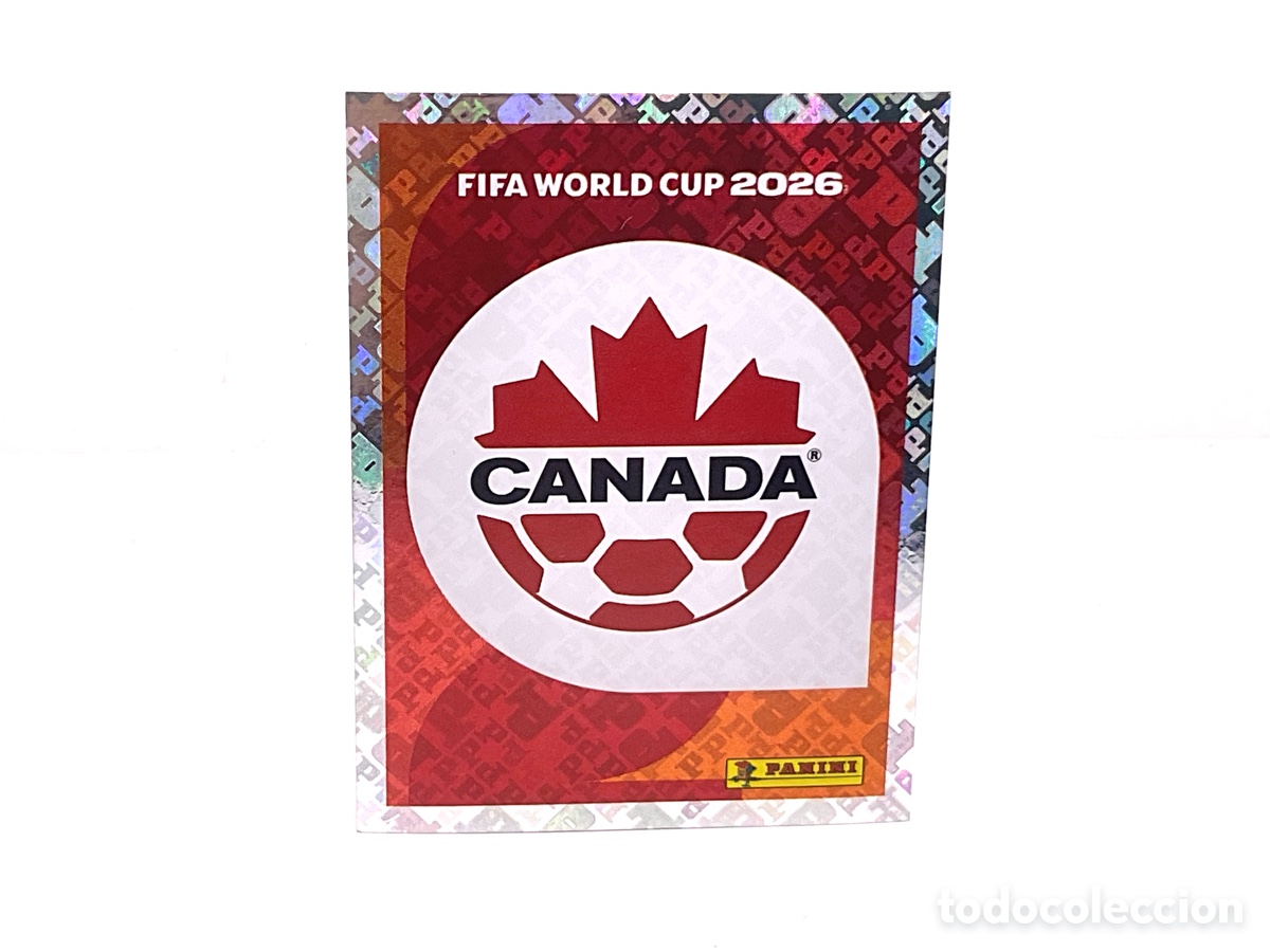 Fu&szlig;ball-Sticker: CANADA / CAN . N&ordm; 1 . ESCUDO . FIFA WORLD CUP 2026.PANINI