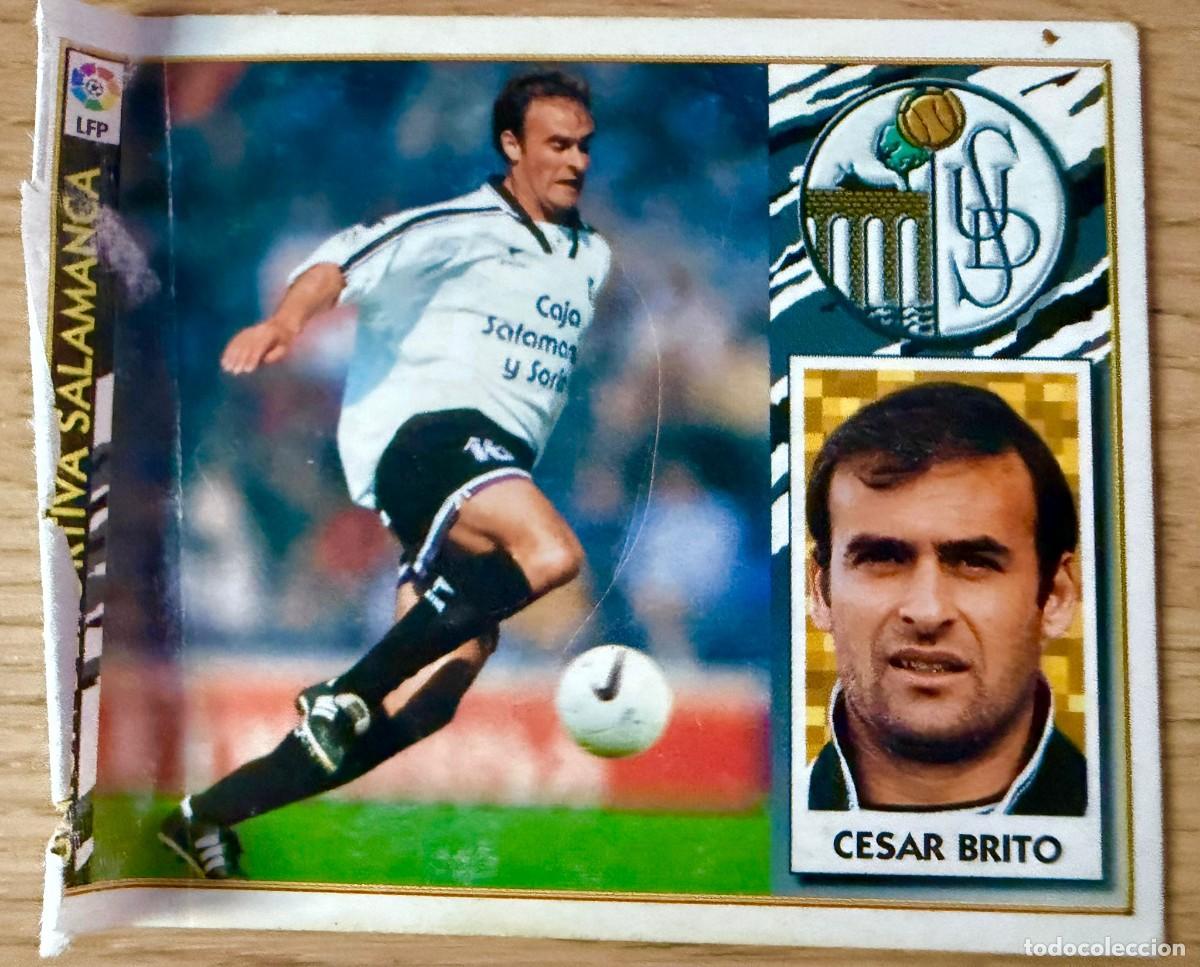 Fu&szlig;ball-Sticker: CESAR BRITO UNION DEPORTIVA SALAMANCA 97 98 1997 1998 LIGA EDICIONES ESTE VENTANILLA STICKER