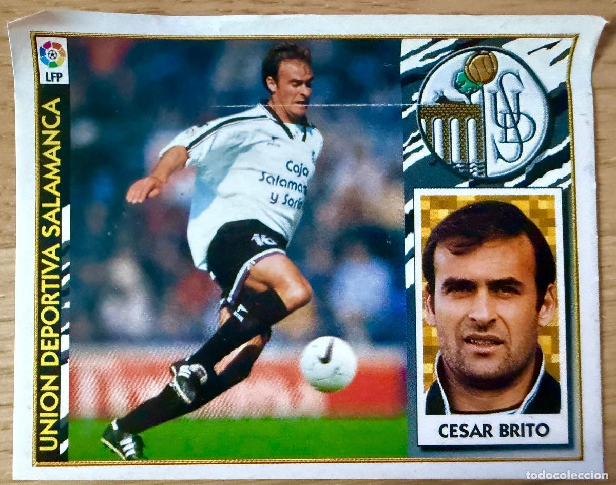 Fu&szlig;ball-Sticker: CESAR BRITO UNION DEPORTIVA SALAMANCA 97 98 1997 1998 LIGA EDICIONES ESTE VENTANILLA STICKER