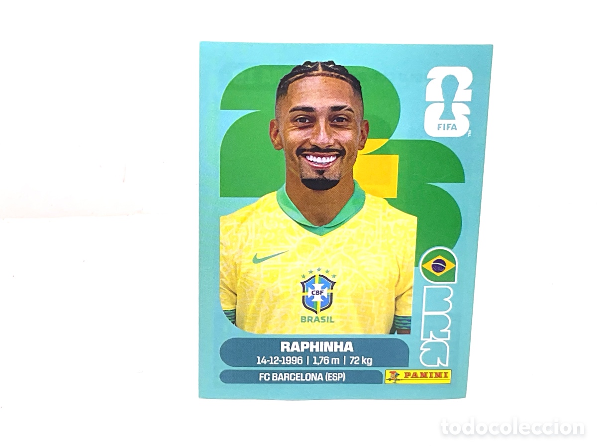 Fu&szlig;ball-Sticker: BRASIL / BRA . N&ordm; 19 . RAPHINHA . FIFA WORLD CUP 2026.PANINI