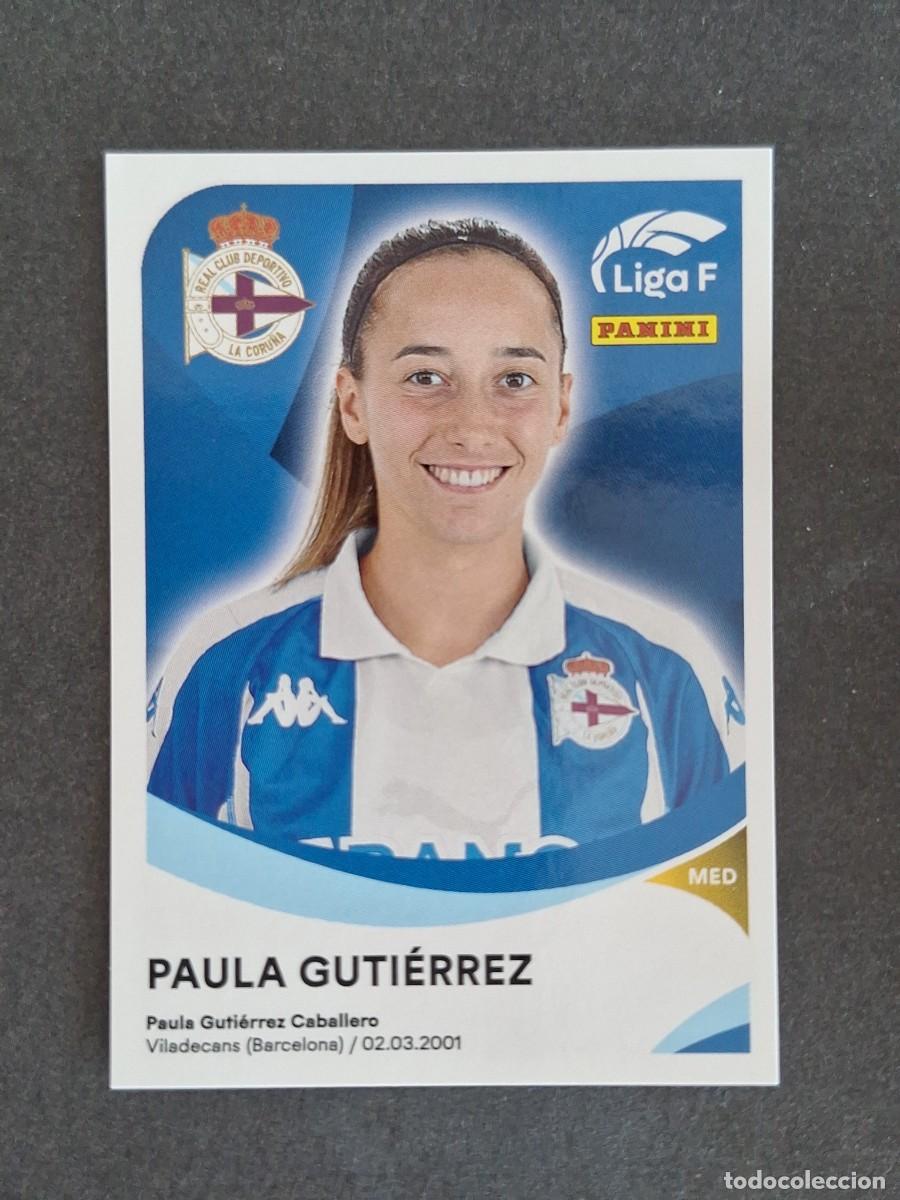 Fu&szlig;ball-Sticker: L1 PAULA GUTIERREZ DEPORTIVO ABANCA 113 PANINI LIGA F 2024 2025 24 25 SIN PEGAR NUNCA PEGADO