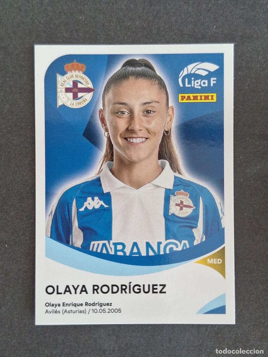 Fu&szlig;ball-Sticker: L1 OLAYA RODRIGUEZ DEPORTIVO ABANCA 114A PANINI LIGA F 2024 2025 24 25 SIN PEGAR NUNCA PEGADO