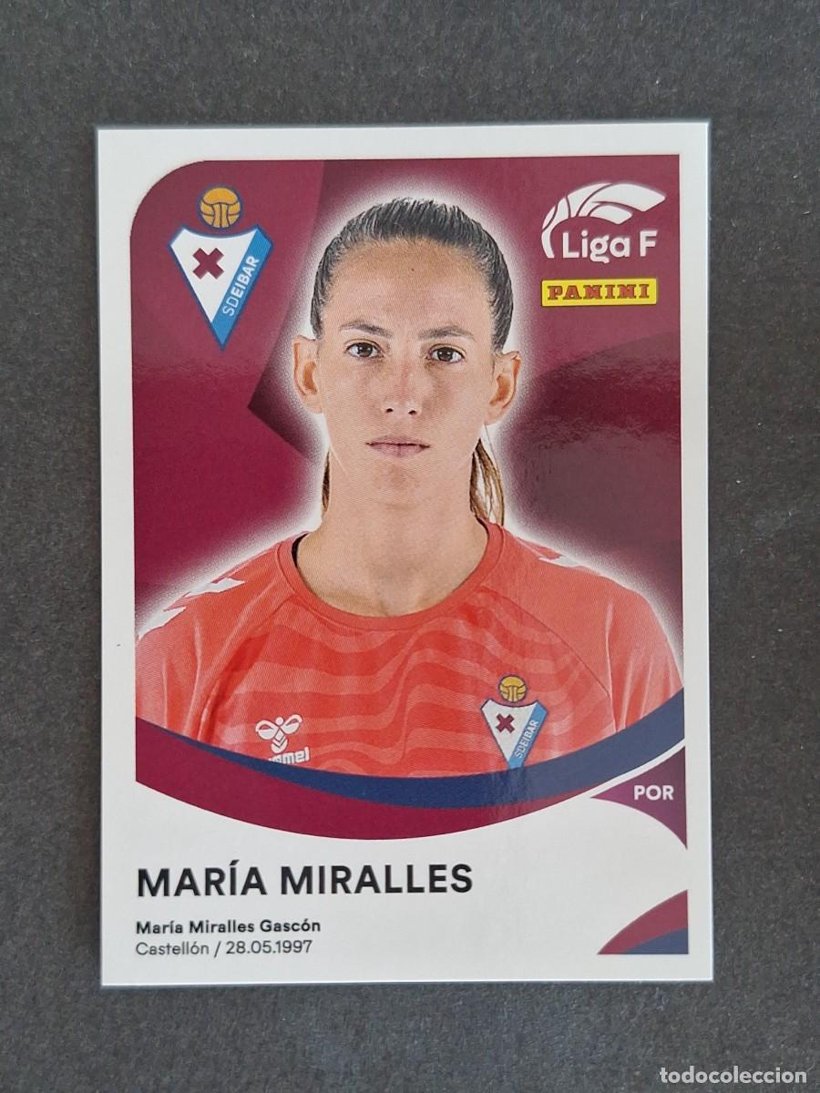 Cartes &agrave; collectionner de Football: L1 MARIA MIRALLES S. D. EIBAR 124 PANINI LIGA F 2024 2025 24 25 SIN PEGAR NUNCA PEGADO