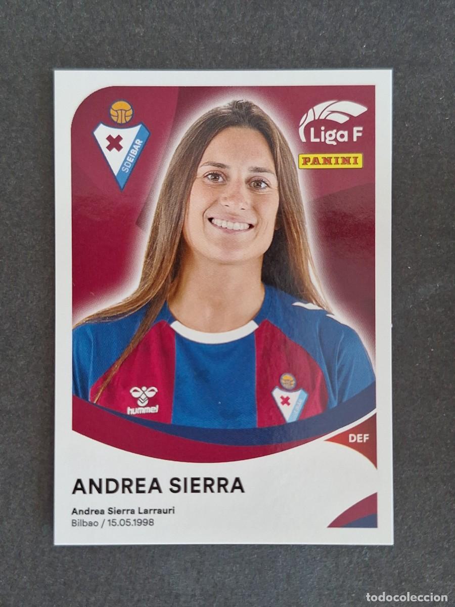 Cromos de f&uacute;tbol: L1 ANDREA SIERRA S. D. EIBAR 128A PANINI LIGA F 2024 2025 24 25 SIN PEGAR NUNCA PEGADO