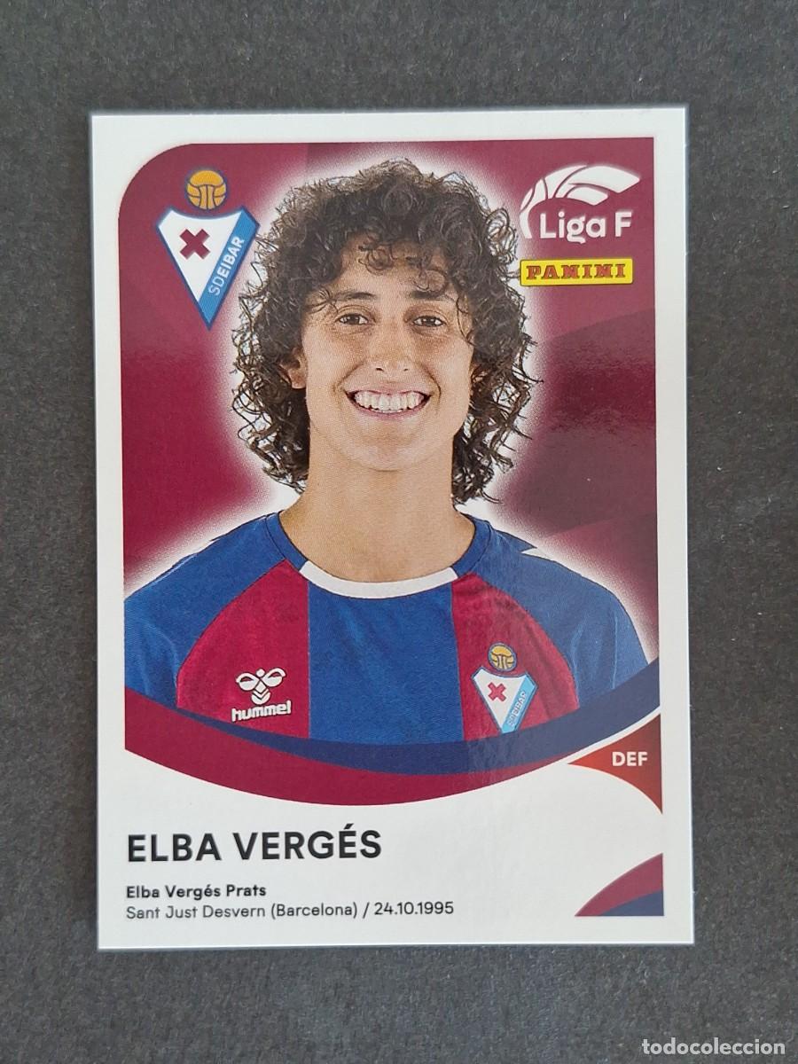 Cromos de f&uacute;tbol: L1 ELBA VERGES S. D. EIBAR 129 PANINI LIGA F 2024 2025 24 25 SIN PEGAR NUNCA PEGADO