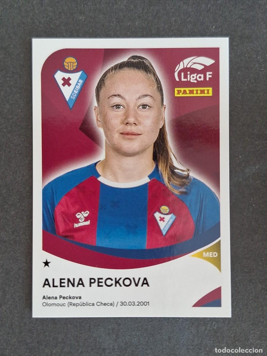 Cromos de f&uacute;tbol: L1 ALENA PECKOVA S. D. EIBAR 132 PANINI LIGA F 2024 2025 24 25 SIN PEGAR NUNCA PEGADO
