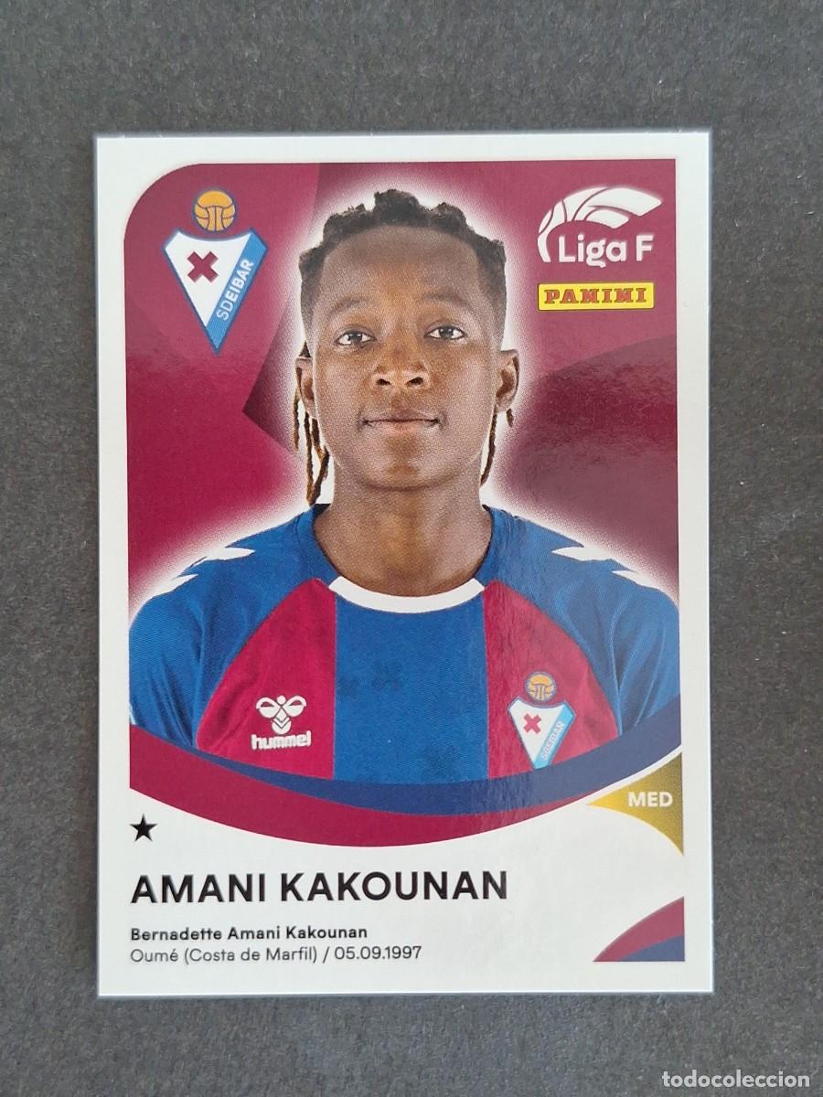 Cromos de f&uacute;tbol: L1 AMANI KAKOUNAN S. D. EIBAR 133 PANINI LIGA F 2024 2025 24 25 SIN PEGAR NUNCA PEGADO
