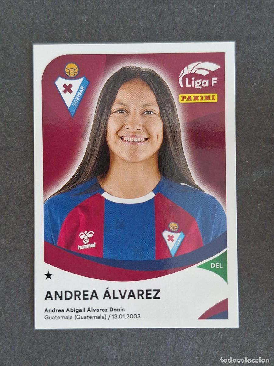Fu&szlig;ball-Sticker: L1 ANDREA ALVAREZ S. D. EIBAR 140 PANINI LIGA F 2024 2025 24 25 SIN PEGAR NUNCA PEGADO