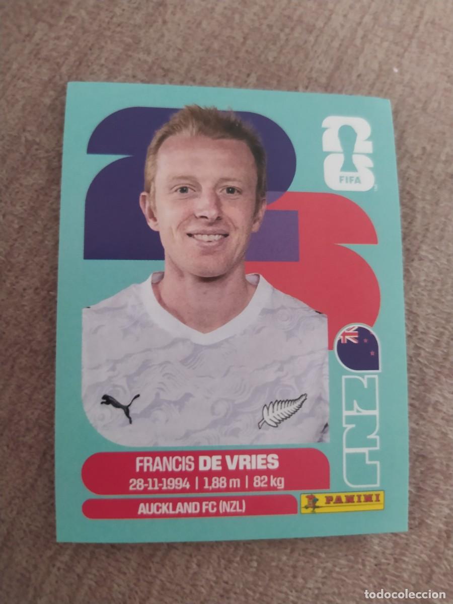 Figurine di Calcio: NZL 08 Francis DE VRIES 8 Nueva Zelanda Mundial 2026 Panini