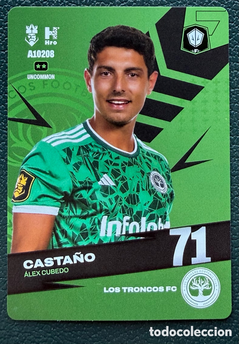 Fu&szlig;ball-Sticker: A10208 ALEX CUBEDO CASTA&Ntilde;O LOS TRONCOS FC FICHAS ALBUM KINGS LEAGUE INFOJOBS 2024 KOLEX