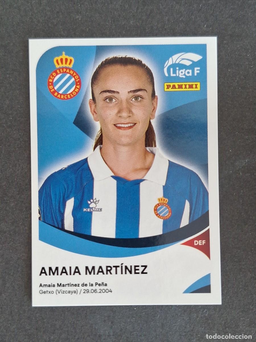 Fu&szlig;ball-Sticker: L1 AMAIA MARTINEZ R. C. D. ESPA&Ntilde;OL 147 PANINI LIGA F 2024 2025 24 25 SIN PEGAR NUNCA PEGADO