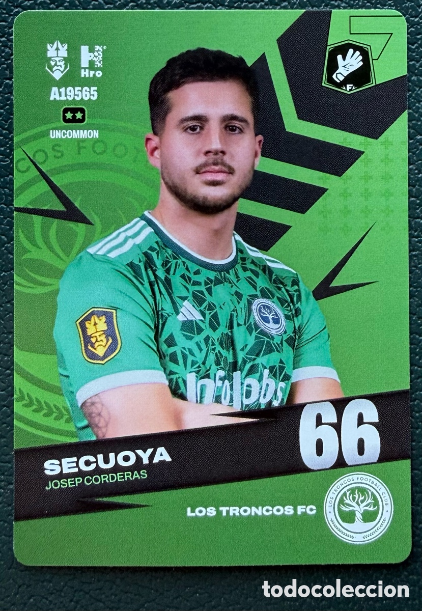 Fu&szlig;ball-Sticker: A19565 JOSEP CORDERAS SECUOYA LOS TRONCOS FC FICHAS ALBUM KINGS LEAGUE INFOJOBS 2024 KOLEX